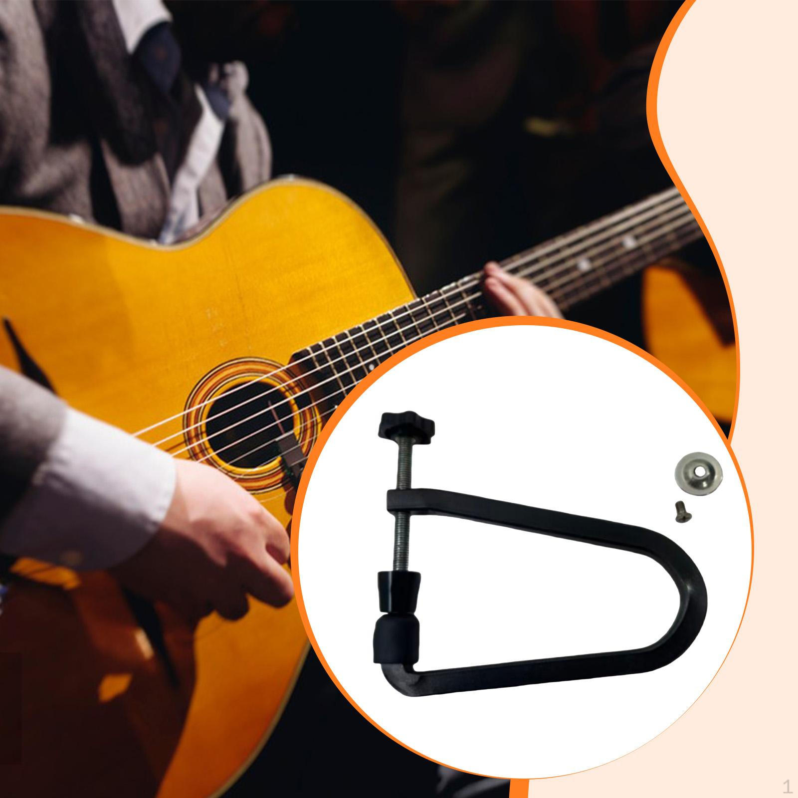 Acoustic Guitar Bridge Clamp Fixing Tool Easy Installation Professional Quick Fastening Fixture Clip