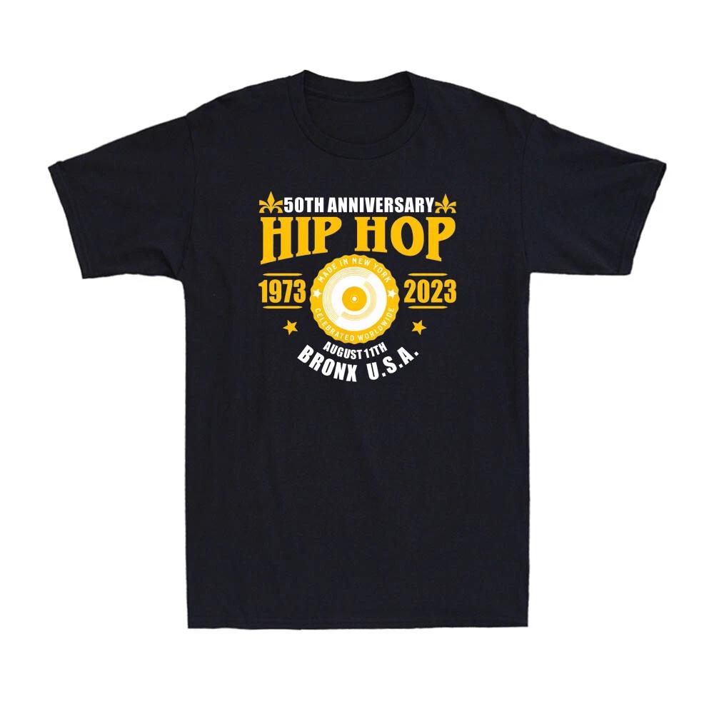 Hip Hop Music 50th Anniversary Musician Birthday Born Day Men s T-Shirt T-shirt XXXXL