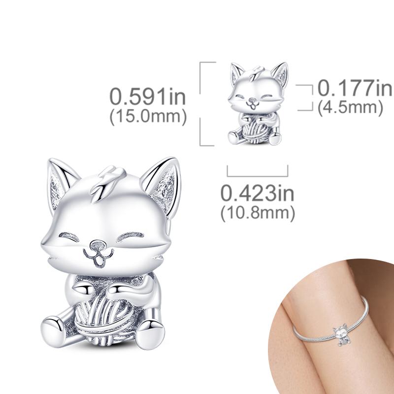 New Copper Plated Cute Dog Pets Charms Beads Fit Original Bracelet Charms Diy For Women Pendant Beads Jewelry Gift