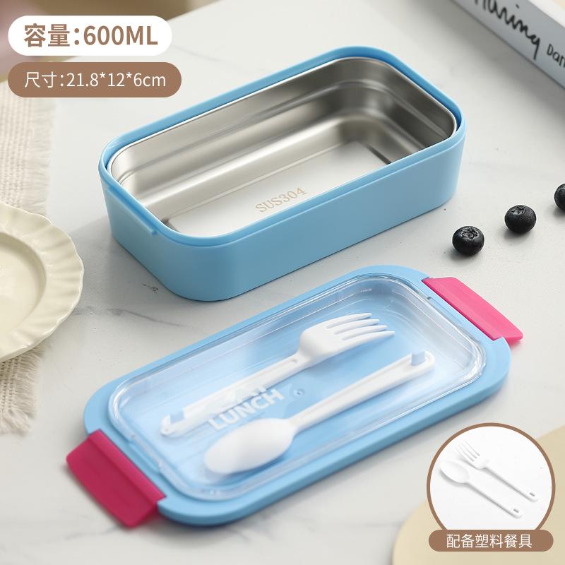 Compartment Lunch Box for Students and Office Workers, Portable Bento Box, 304 Stainless Steel Insulated Lunch Container