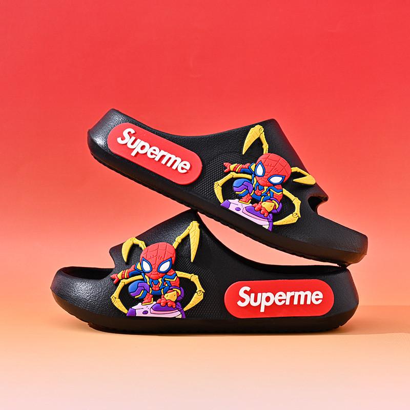 Jungen Bequeme Spider-Man Themen Indoor Rutschfeste Weiche Sohle Slipper Sandalen für Sommer