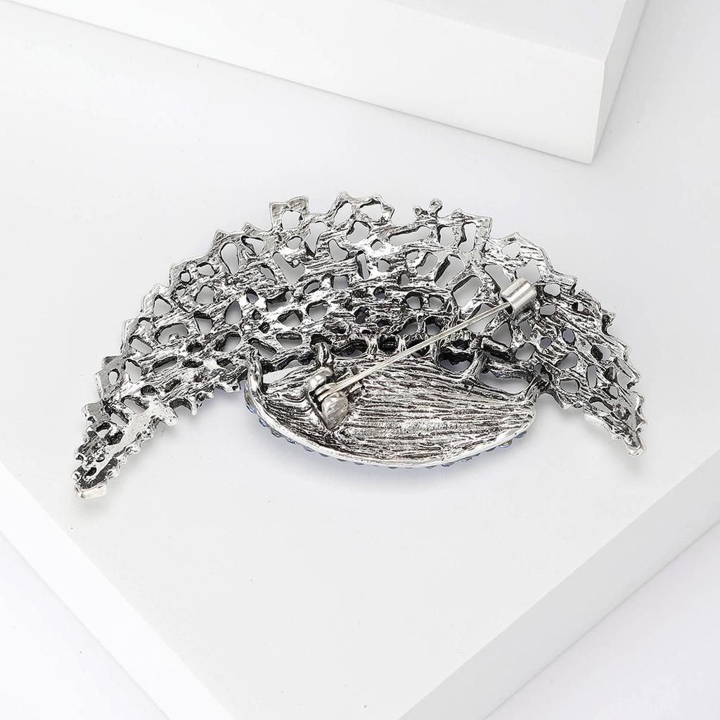 Korean Fashion Cute Moon Flower Alloy Pearl Brooch Pin Corsage Brooch Children's Wedding Party Gift