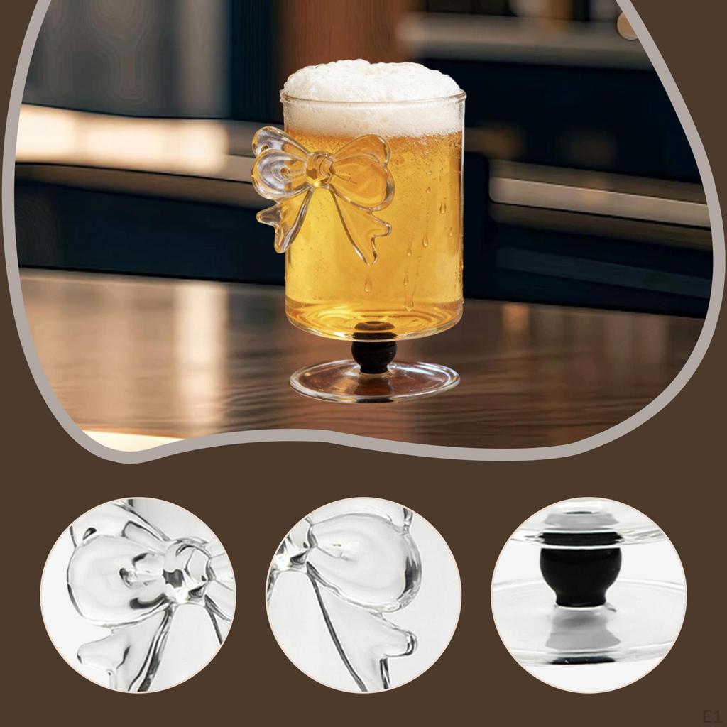 Wine Glass Barware Short Stem Decorative Elegant Drink Cup Cocktail for Vodka Spirits Birthday