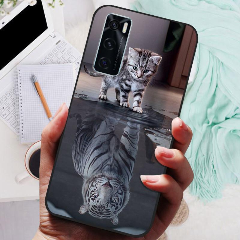 Etui do Vivo V20 SE Miękkie Pokrowce na Telefon z Silikonu TPU do Vivo V2022 V2023 V20SE Etui Zderzak Vivo V20 SE Odporne na Wstrząsy Pokrowiec Coque