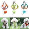 Adjustable Dog Harness No Pull Cute Cat Soft Walking Leash Set Pet Dog Vest Vest Teddy Beagle Suitable for Small and Medium Dogs