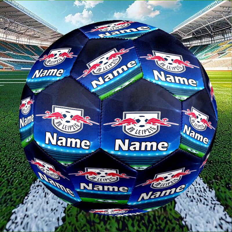 Custom Name Personalized RB Leipzig Print Size 5 Soccer Ball Training & Match Football, for Team, Kicking, Gift for Football Enthusiasts