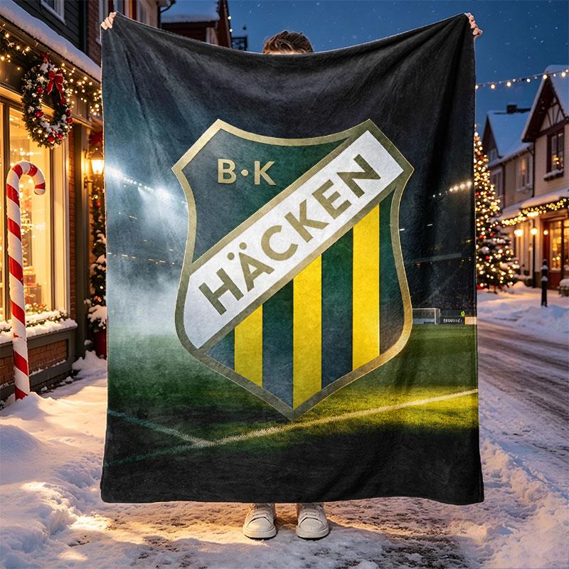 BK Hacken Pattern Blanket for Home Decoration, Bed, Sofa, Car Travel, Camping, Suitable for All Seasons, Birthday Christmas Gift
