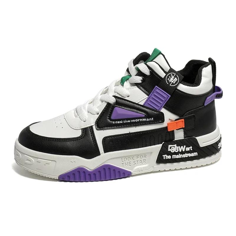 

Fashion Fashion Men Casual Shoes Comfortable Sports Sneakers Leather Men Boots Platform Shoes Hard-Wearing Sneakers Mens Vulcanize Shoes 39 чёрный