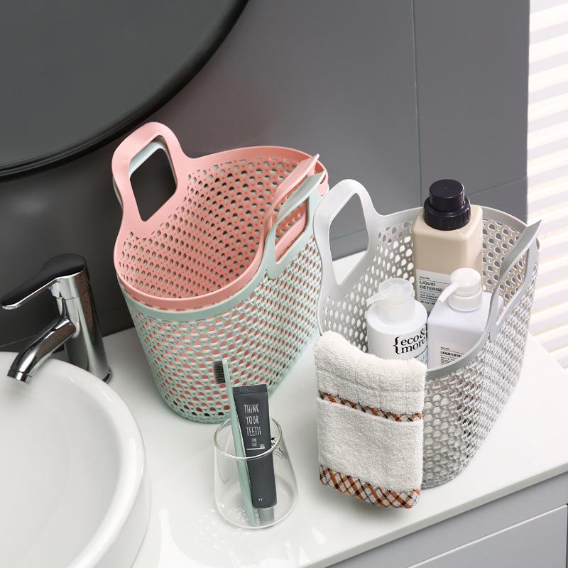 Carry Basket Toiletry Caddy, Handheld Storage Basket for Bathroom Organization and Travel