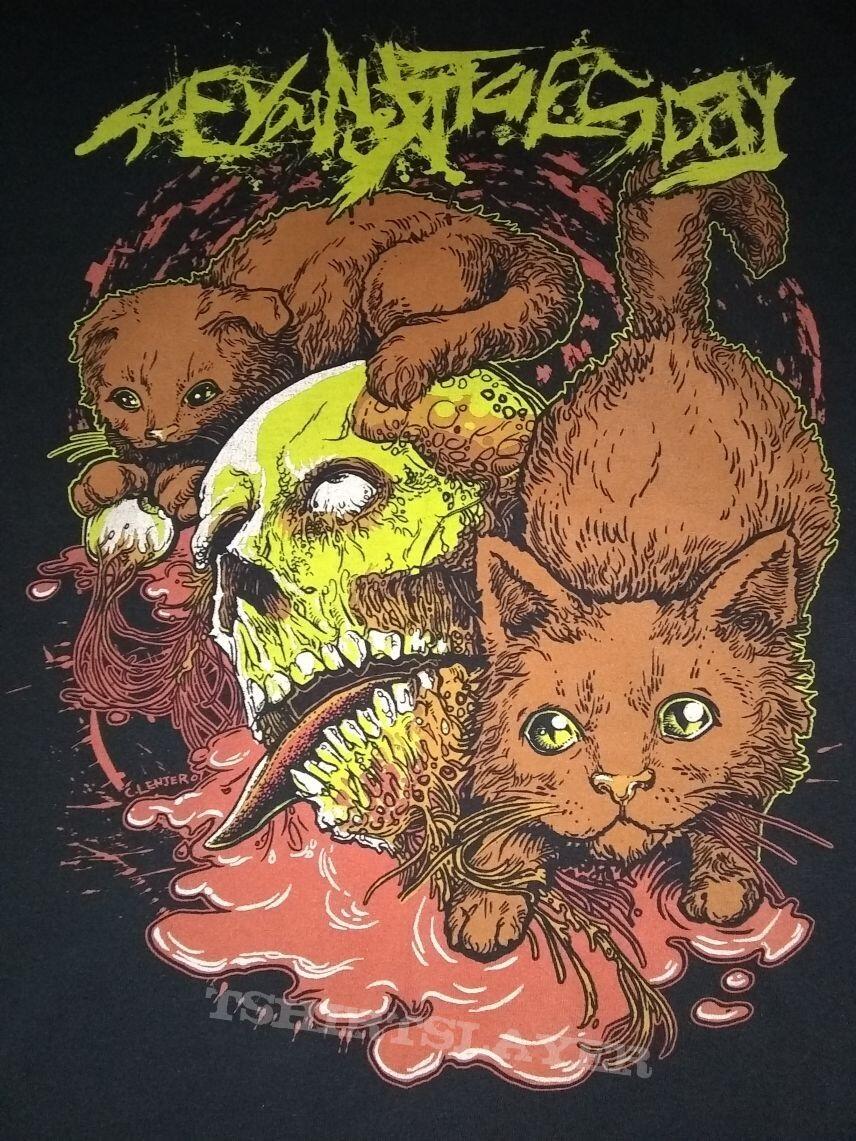 

See you next Tuesday cat and skull Cotton Black Unisex S-4XL T-Shirt Mens Womens Tees Top Tops Tee 4XL