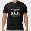 Walk For Peace 2026 T Shirt Peace Walk Supporter Tee S- Cotton Black