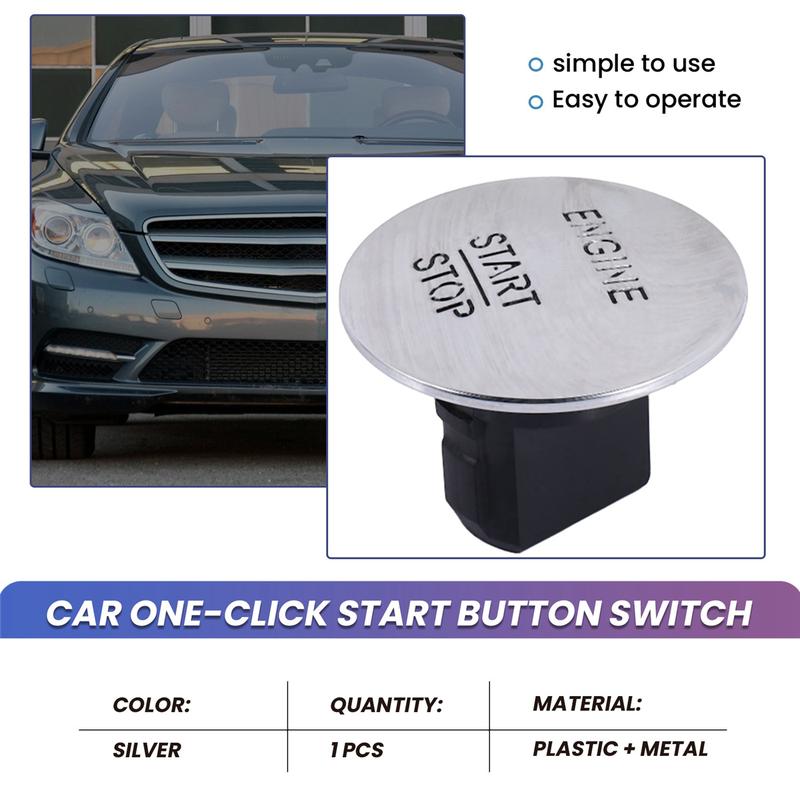 For Mercedes-Benz Push To Start Button Keyless Go Engine Start Stop Push Button