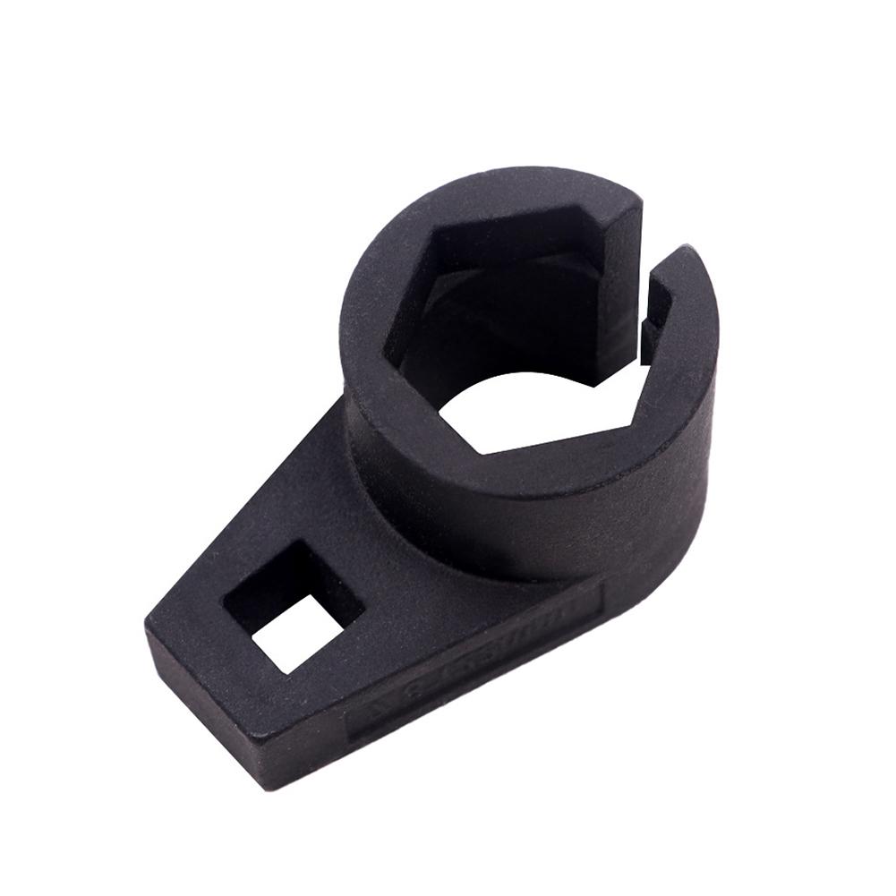 

7/8 дюйма/22 мм Смещенный автомобильный торцевой ключ для кислородного датчика 3/8 дюйма Привод Инструмент для снятия O2 Переходник для торцевой головки датчика O2 Гаечный ключ для двигателя чёрный