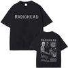 Vente Chaude T-shirt Radiohead 2026 Tour Hommes Femmes Mode Dessin Animé Streetwear Masculin Décontracté Coton Vintage T-shirt Cadeau Fans