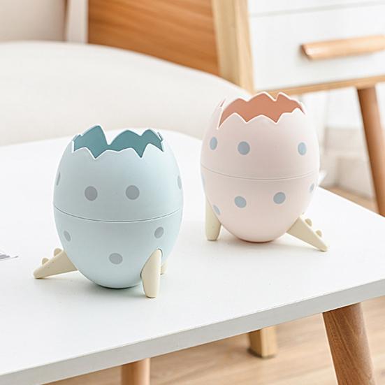 Dinosaur Egg Pen Holder Detachable Pen Holder Cute Snail-Shaped Desktop Organizer for Stationery Makeup Brushes Multifunctional Stationery Storage Box