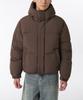 Musinsa Standard Daily Puffer Hooded Short Padded Jacket [Baroque Brown]