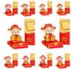 Festival Decorative Statue Chinese Wealth God Ornament Resin Mobile Phone Stand  New Year Gift