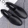 Scarpe Casual da Guida da Uomo di Marca di Lusso Comfort Mocassini da Uomo Piatti in Gomma Resistente all'Usura Scarpe da Uomo Moda in Vera Pelle Slip-On