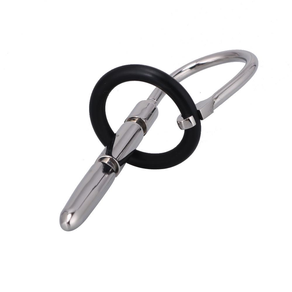 Men's Metal Urethral Glans Insert Dilator - Erotic Toy for Outdoor Wear