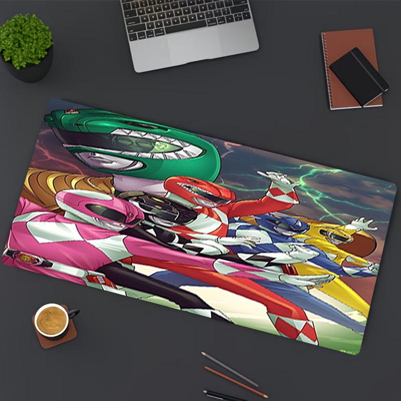 Mighty Morphin Power Rangers Print Mouse Pad, for Keyboard Pad Laptop PC Mat for Office Home Use, Desk Decor, Perfect Birthday Gift for Gamers