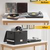 Fireproof Vinyl Record Storage Box Lockable Record Storage Box Foldable Storage Box With Lid And Handle For Collecting Albums