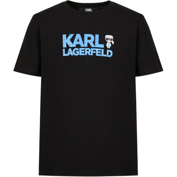 KARL LAGERFELD T Shirt Men's Black E42M1709