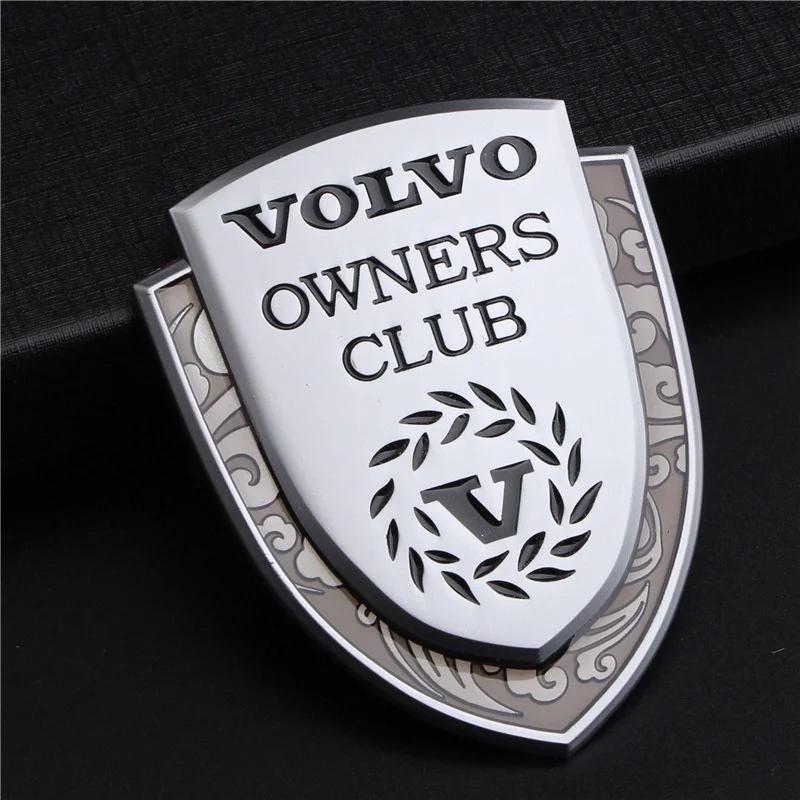 

1 PCS Volvo 3D 3D Label Side Window Body Decoration Car Metal for Volvo XC60 V50 V40 XC90 S60 S40 S80l V90 V60 EX90 S90 XC40 C40
