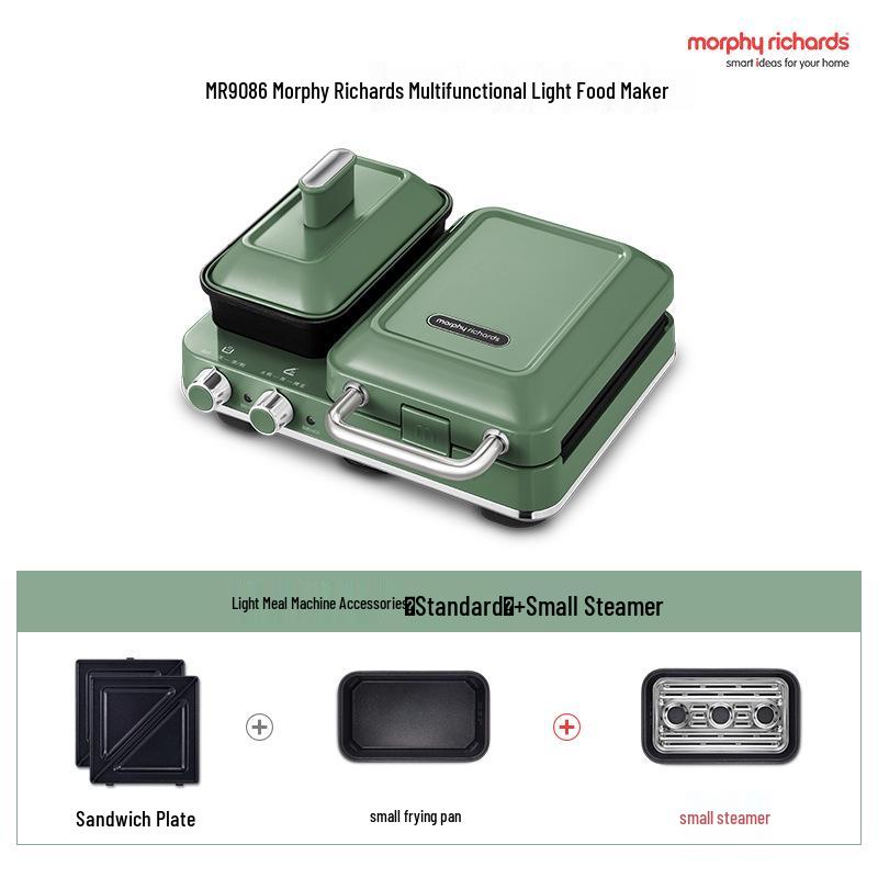 Morphy Richards MR9086 Multifunctional Breakfast & Sandwich Maker with Waffle Feature.