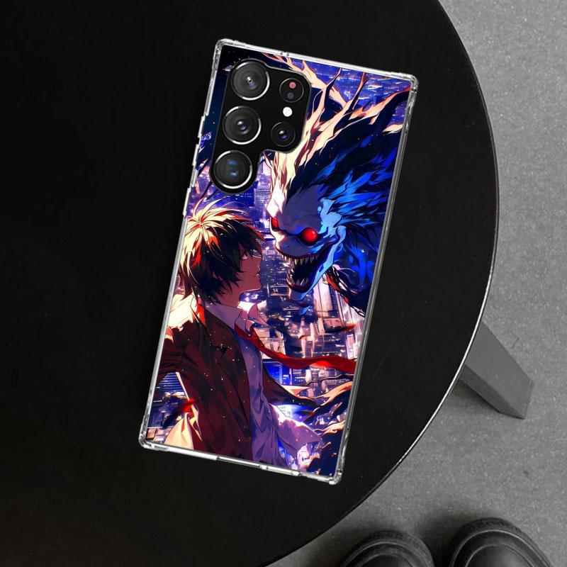 N-Note D-Death Anime Ryuk Phone Case Cover for Samsung Galaxy S26 S25 Edge S24 S23 Ultra S22 Plus S21 FE S20 + Art Customized Fu