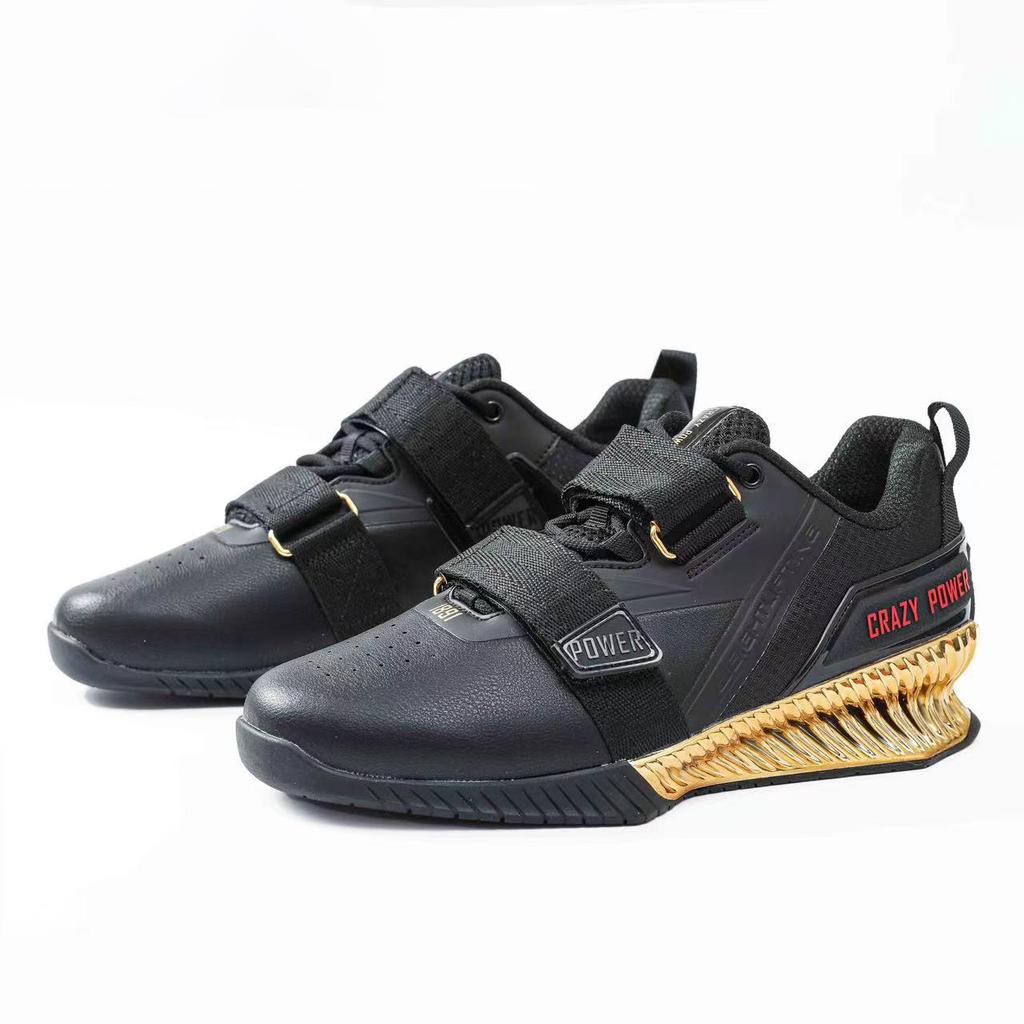 Marca Crazy Power Modello Drago Scarponi da Sollevamento Pesi Uomo Donna Gancio Velcro Pro Scarpe da Powerlifting Taglia 38-47 Scarpe da Squat Profondo