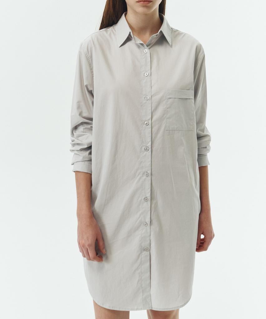 NOFLIK Collared Shirt Dress
