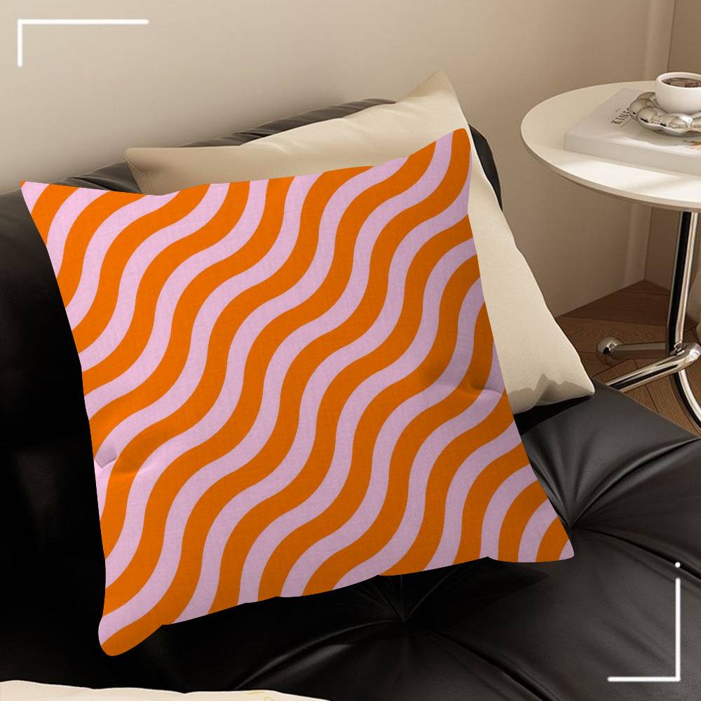 Art Abstract Geometric Maple Design Cushion Cover Happy Autumn Harvest Decor Holiday Decorati Pillow Cover