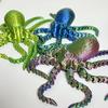 3D Baskılı Cthulhu Ahtapot Taşınabilir Model Hediye Dekorasyon Oyuncak
