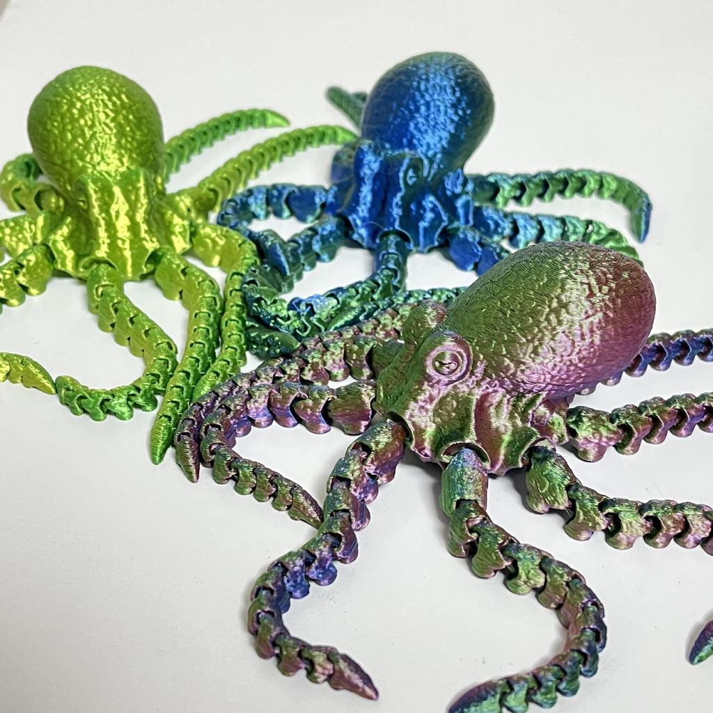 3D Baskılı Cthulhu Ahtapot Taşınabilir Model Hediye Dekorasyon Oyuncak