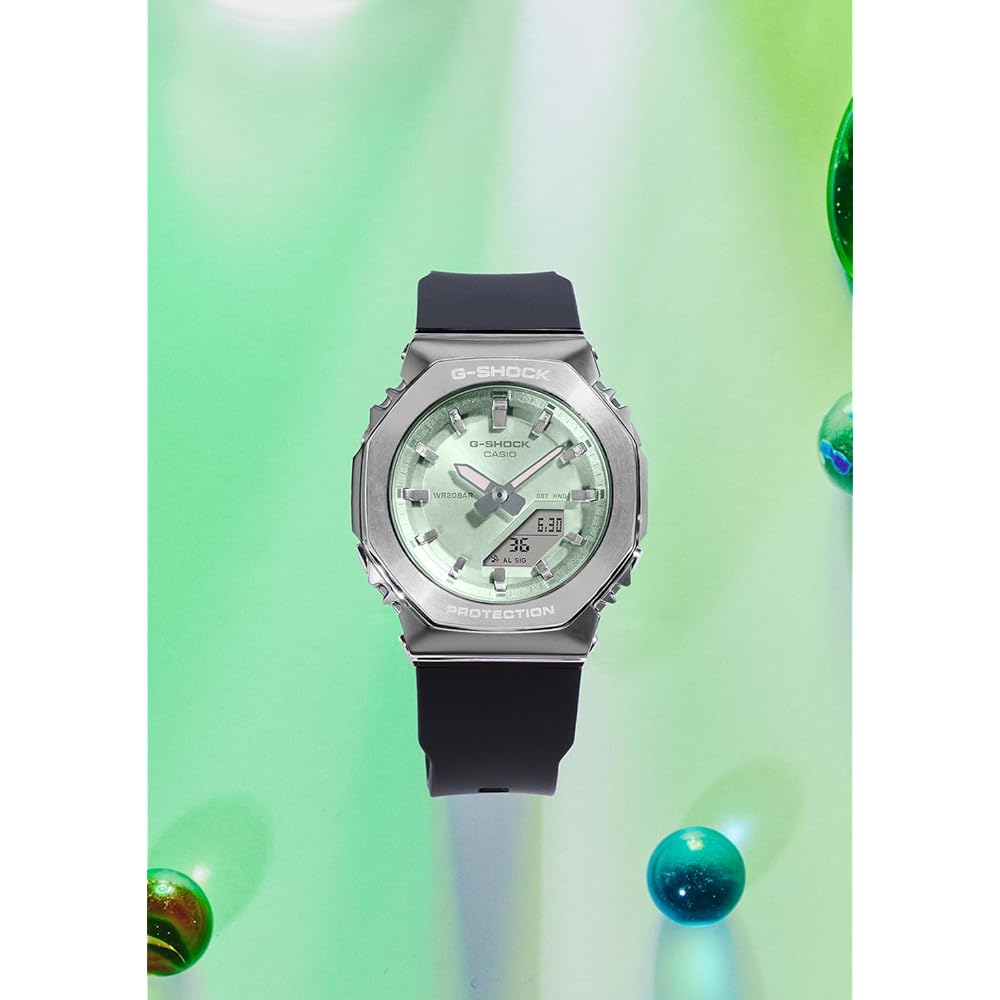 [Casio] G-Shock Watch [Domestic Genuine Product] Metal Covered, Biomass Plastic, GM-S2110-3AJF, Women's, Green