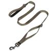 Hyhug Nylon Adjustable Meter Dog Durable and Sturdy Leash with Soft Padded Handle and Easy To Use Bolt Suitable for Medium and Small Dogs Military 1.8