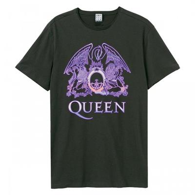 Amplified Unisex T-Shirt für Erwachsene mit Neon-Zeichen „Queen“