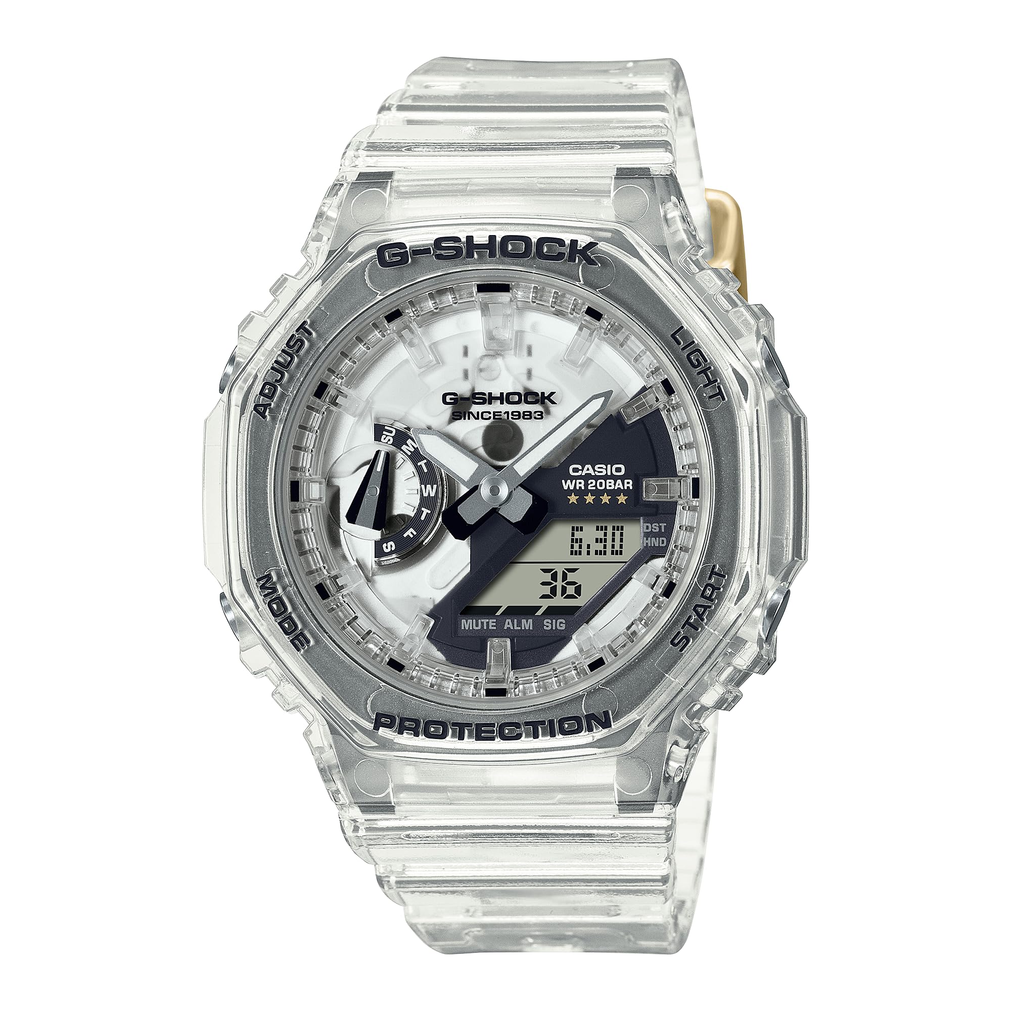 

Часы Casio серии S среднего размера 40th anniversary clear remix limited boys size international model G-Shock GMA-S2140RX-7A [item]