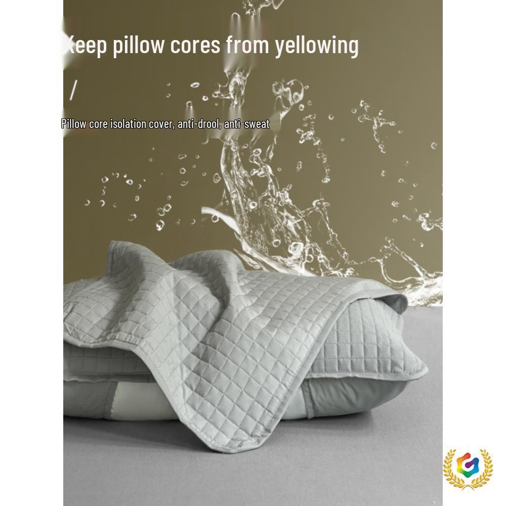 Taie d'oreiller anti-transpiration et anti-acariens: Anti-Huile & Tache, Couche Nano Isolante Protectrice pour Hommes & Femmes.