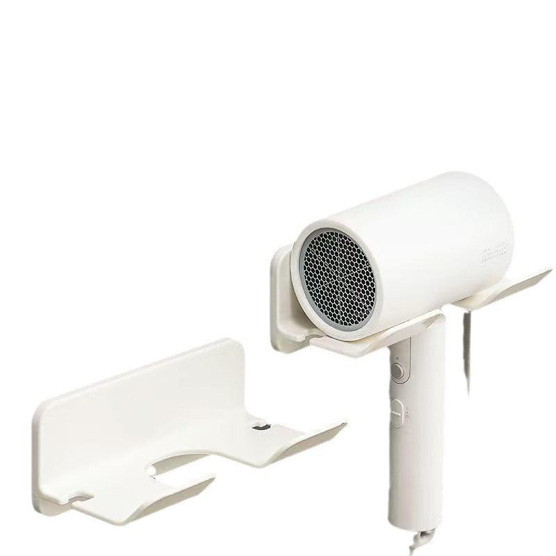 Universal No-Punch Hair Dryer Storage Rack for Bathroom