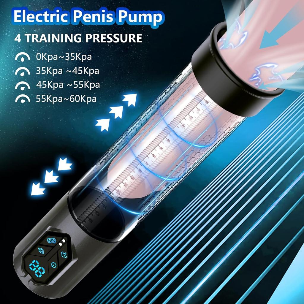 Vacuum Sucking Electric Penis Pump Sex Machine Penis Extender Dick Training Automatic Male Masturbator Adultos Sex Toy for Men