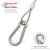 Adjustable Steel Wire Rope Hanger for Lamps, Paintings, and Exhibitions