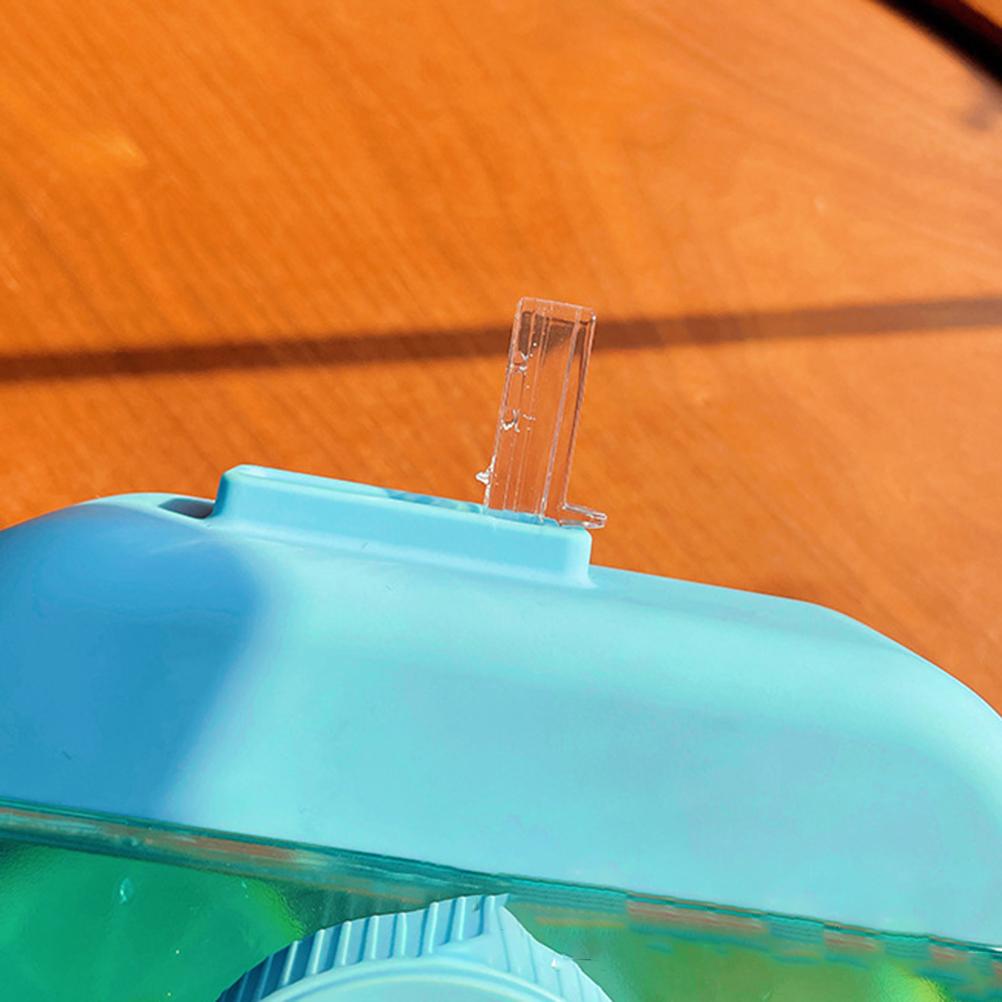 400ML Cute Camera Shape Water Cup  Kids Water Bottle With Straw Drinking Water Jug with Adjustable