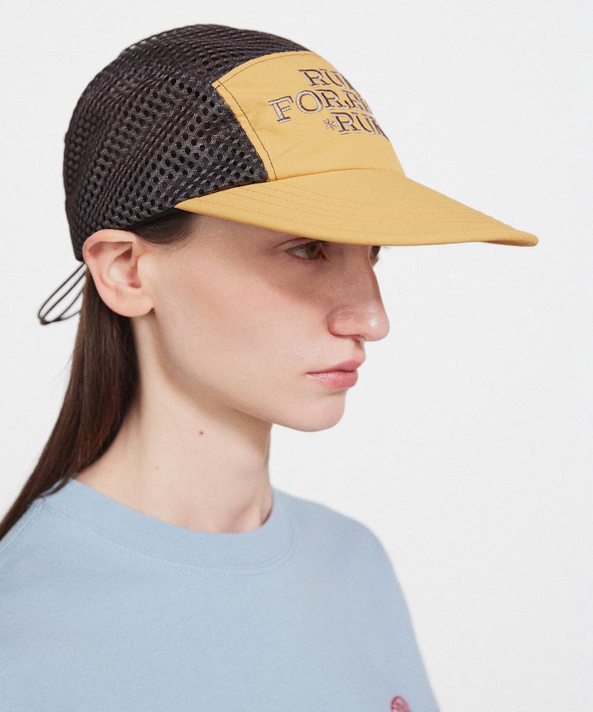 Minasu Run For Rest Run Mesh Camp Cap_Mustard
