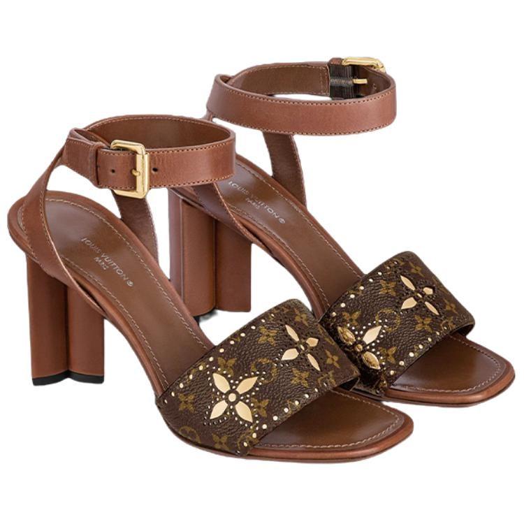 Louis Vuitton Silhouette Stylish Sandal Women's Umber 1A9QCJ