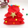 Weihnachts-Hundeumhang Entzückende Haustier-Weihnachtskleidung Rollenspiel-Partykleidung Haustierumhang Hundekleid Feiertags-Haustierkostüm Weihnachtszubehör
