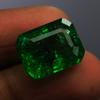 8 Karat Smaragd Schliff Natürlicher Kolumbianischer Grüner Smaragd Loser Edelstein ZERTIFIZIERT A-3634a
