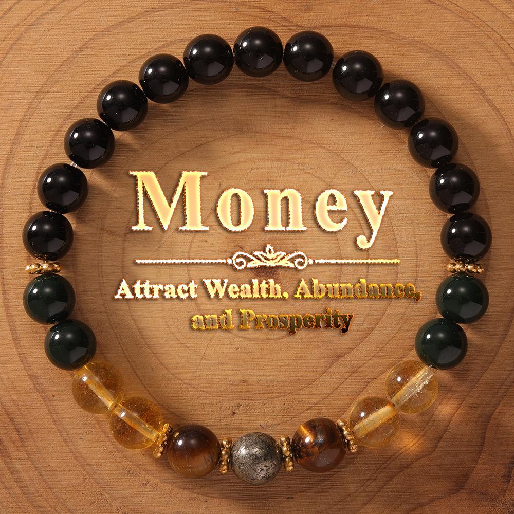 JYL TS Bracelet Unisex  Unique Beads Enhances Individuality And Positive Energy L1782 chamoisee