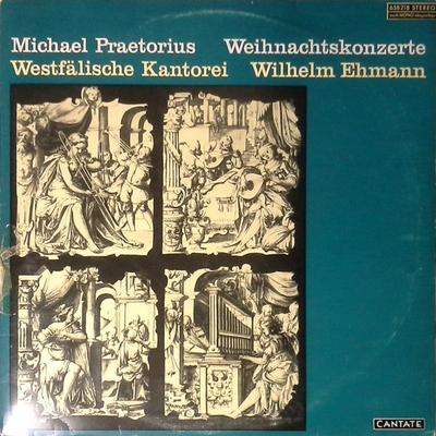LP Record MICHAEL PRAETORIUS  WILHELM EHMANN  Weihnachtskonzerte 658218 CANTATE 1968 Germany Classical Used