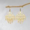 Wolf Paw Celtics Knot Drop Earrings for Women Bear Claw Gothic Dangle Earrings Stainless Steel Jewelry Religious Amulet Gifts